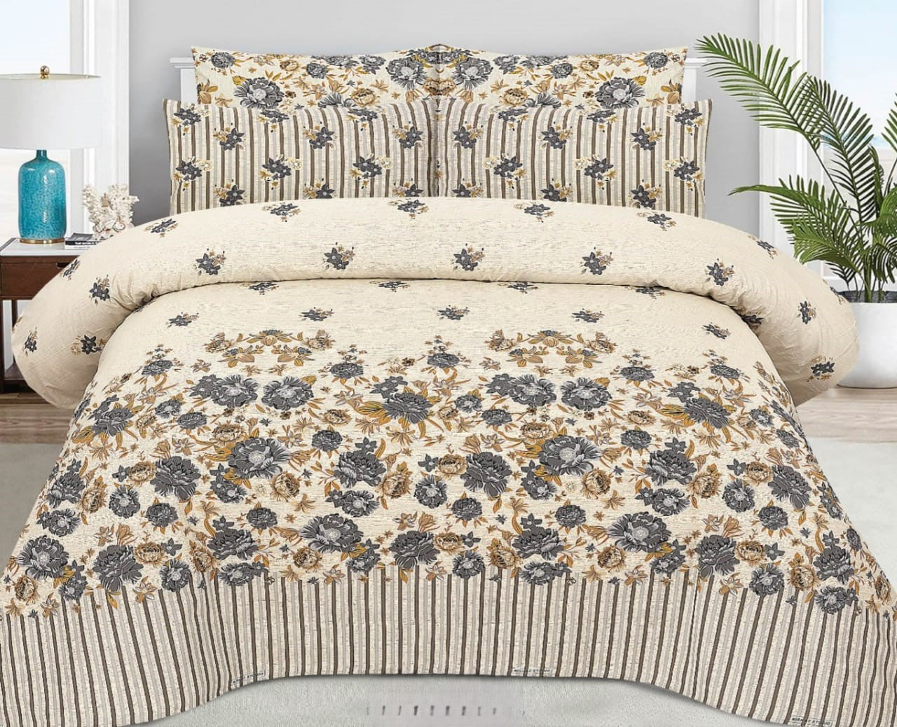 FLORAL HAVEN PREMIUM COMFORTER SET 6 PCS