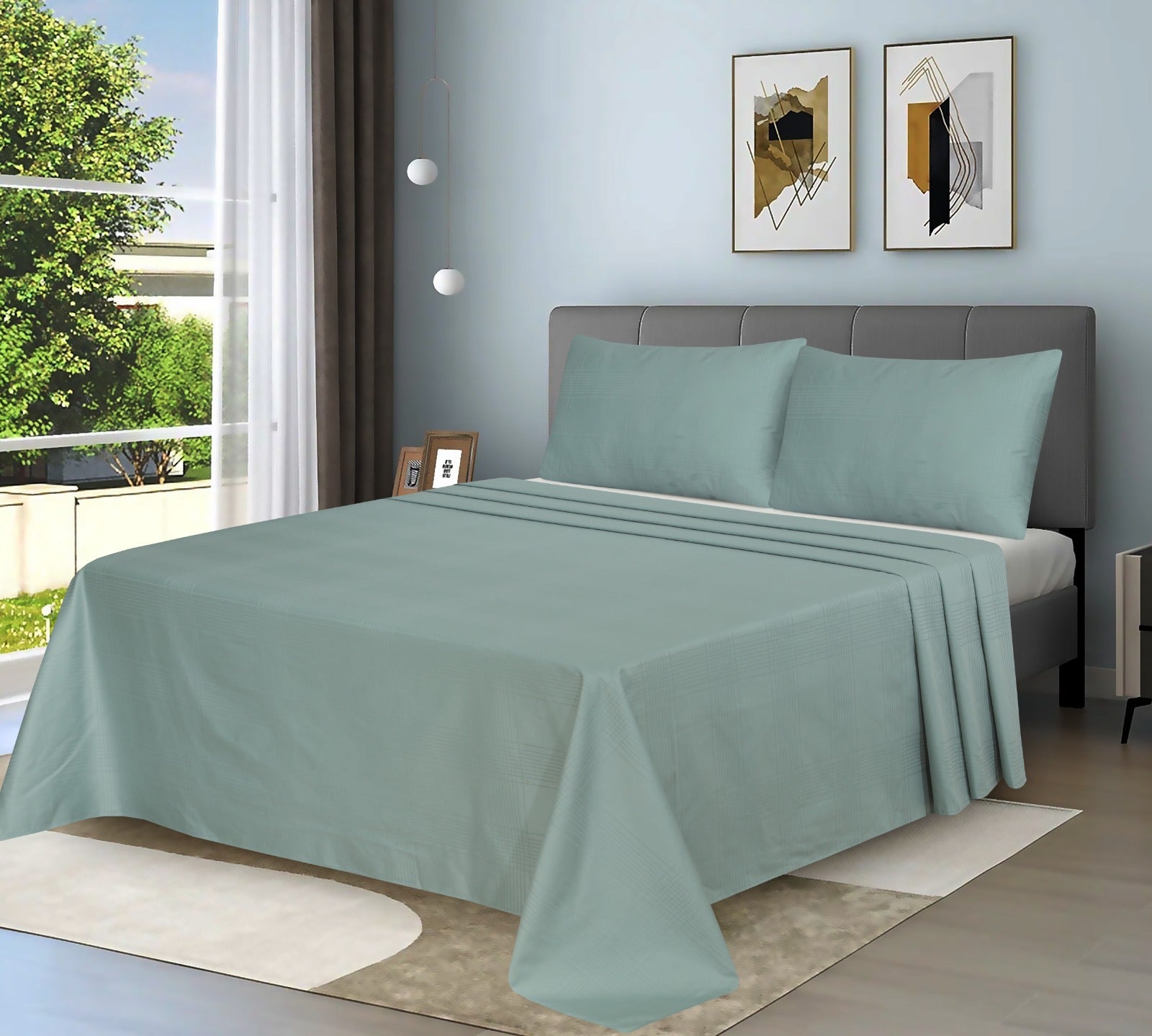 Luxury Cotton Satin Bedsheet Set #114