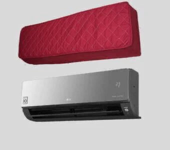 MAROON QUILTED AC COVER