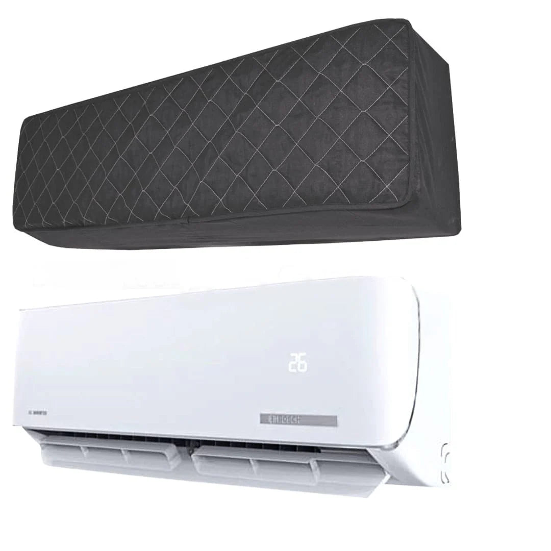 BLACK QUILTED AC COVER