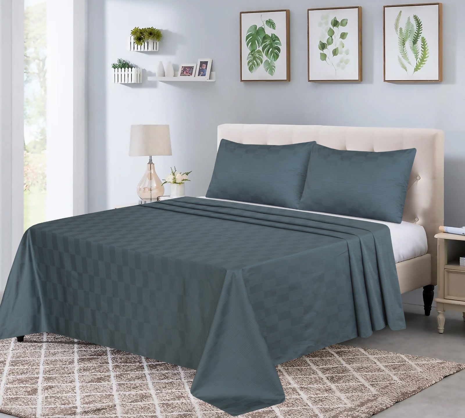 Luxury Cotton Satin Bedsheet Set #110