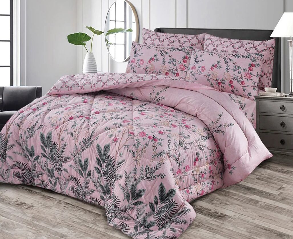CRIMSON CASCADE COMFORTER SET 7 PCS