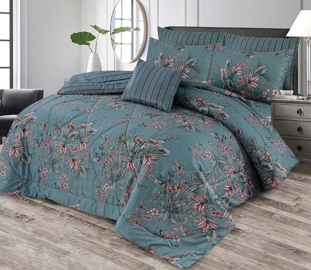 FLORAL DREAM COMFORTER SET 7 PCS