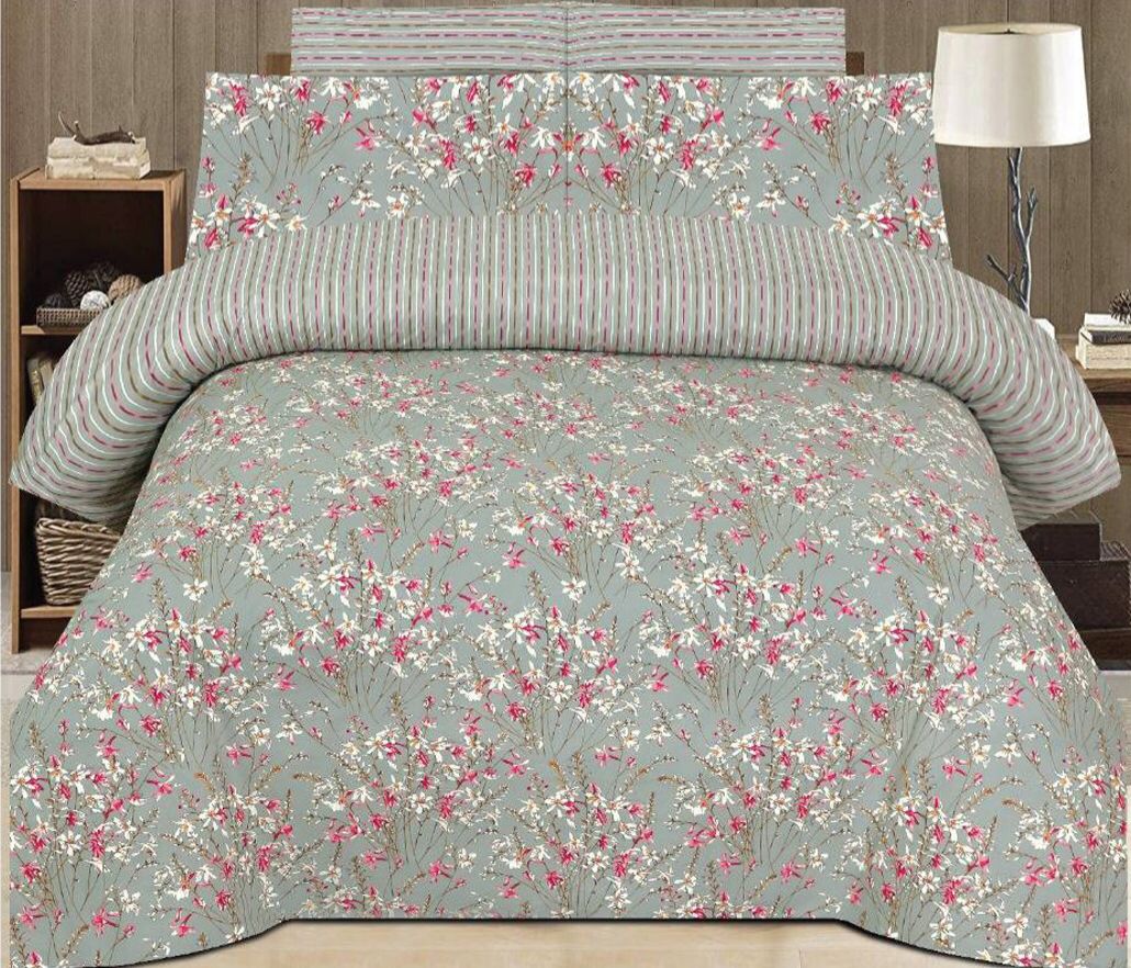 FLORAL SERENITY COMFORTER SET 7 PCS